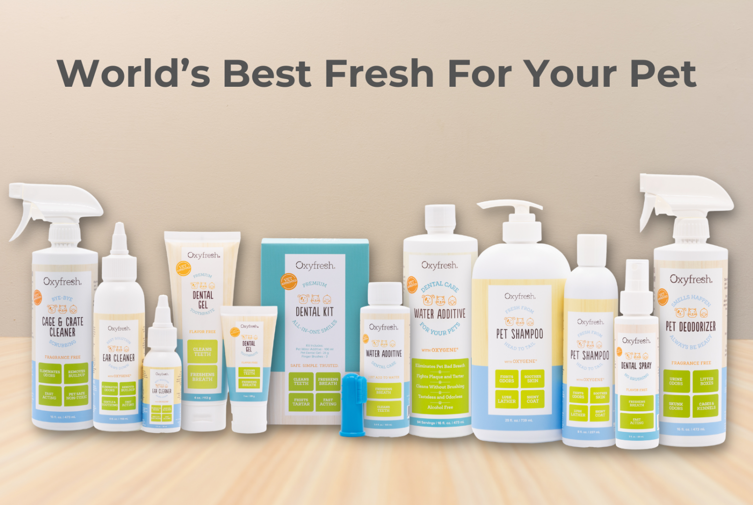 Oxyfresh Pet Ear Cleaner (118ml) Cat & Dog Ear Infection/ Ear mite Ear Cleaner Ubat