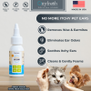 Oxyfresh Pet Ear Cleaner (30ml) - Cat & Dog Ear Infection/ Ear mite - Ear Cleaner | Ubat Telinga Kucing Pencuci